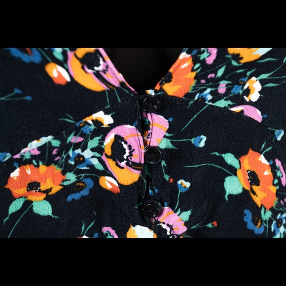 Zara floral peplum blouse size S - Picture 6 of 12